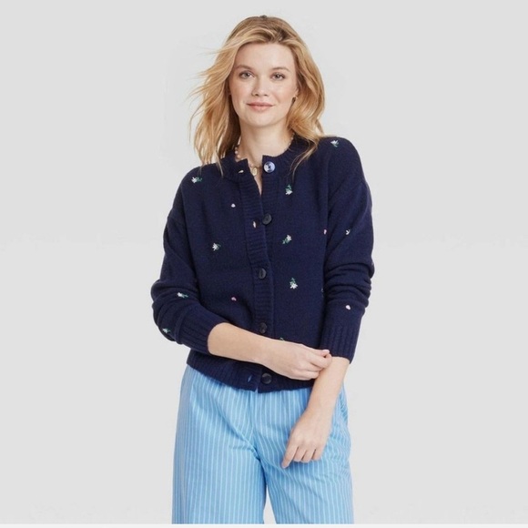 Universal Thread Cardigan with Embroidered Details - Picture 1 of 5